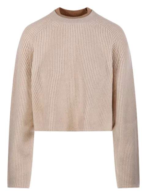 Max Mara suéter tejido de canalé