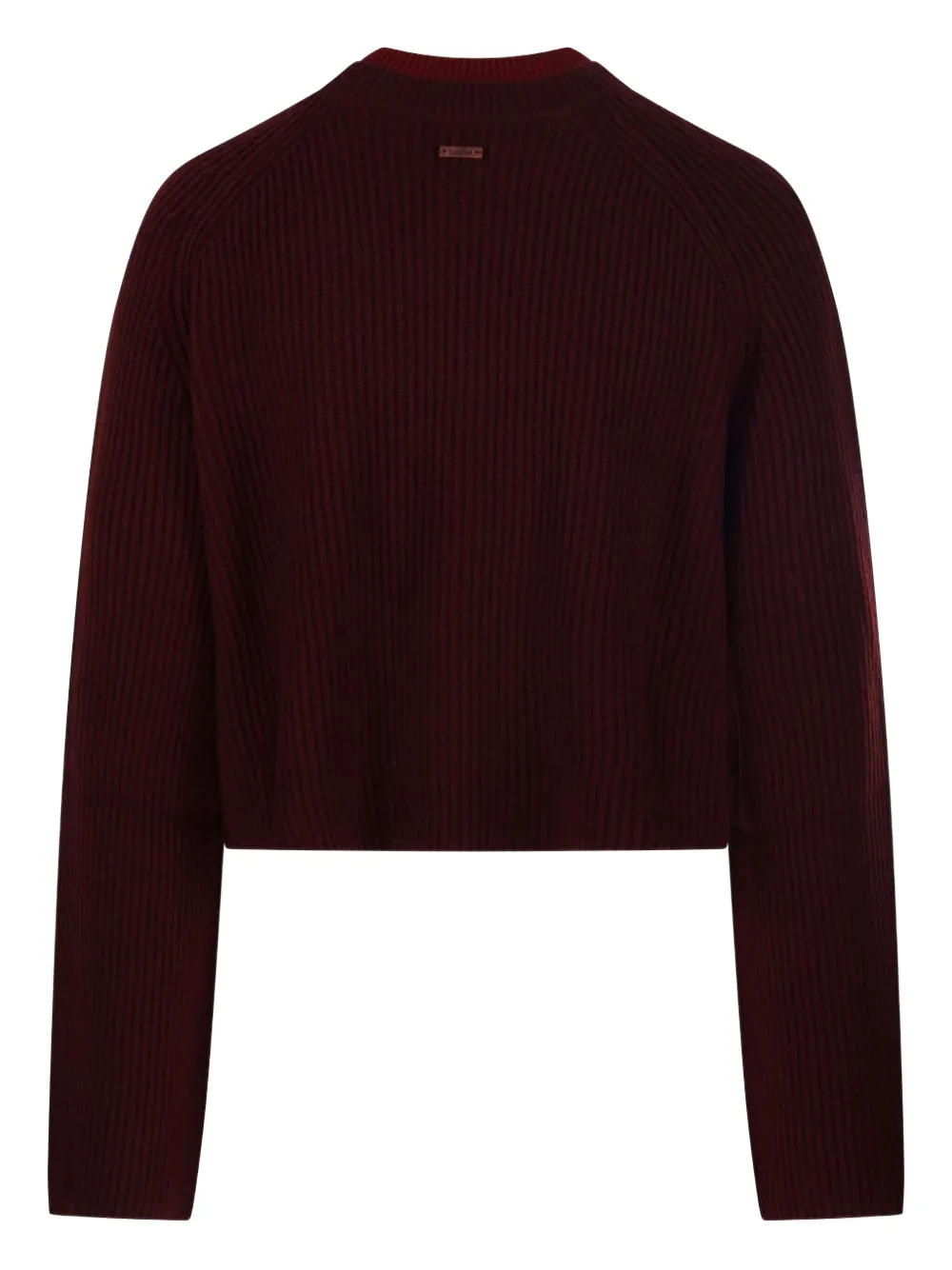 Max Mara Long-sleeved Sweater In Red