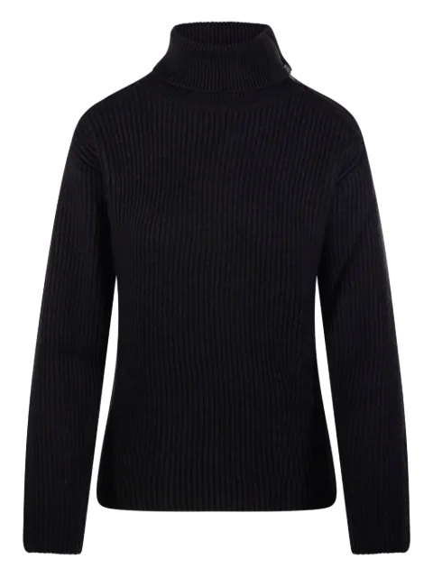 P.A.R.O.S.H. ribbed turtleneck zip-fastening jumper