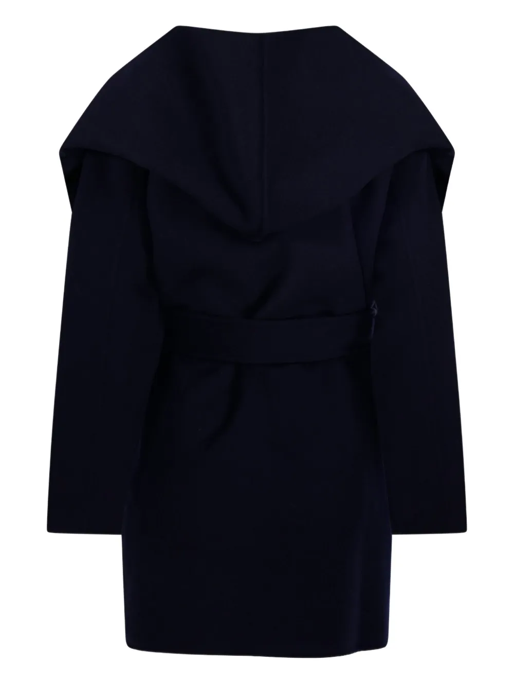 P.A.R.O.S.H. Gedrapeerde jas met ceintuur - Blauw