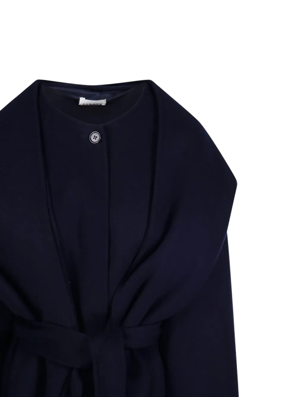 P.A.R.O.S.H. Gedrapeerde jas met ceintuur Blauw