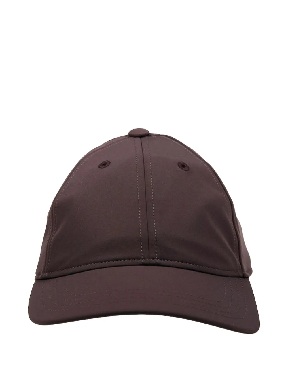 Our Legacy Curved Brim Panelled Design Cap In Brown
