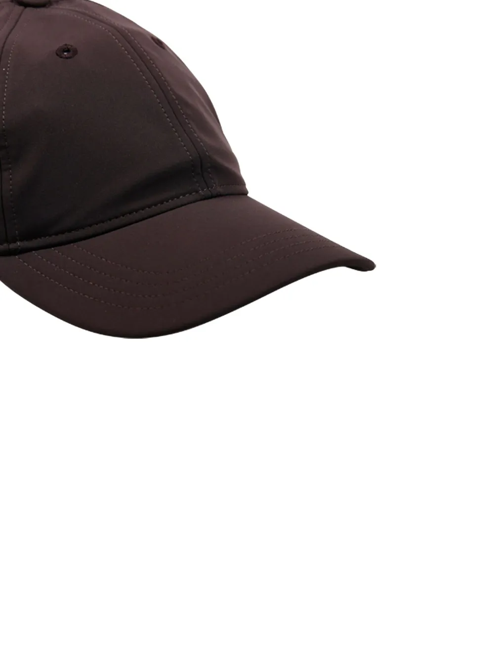 Our Legacy Curved Brim Panelled Design Cap In Brown