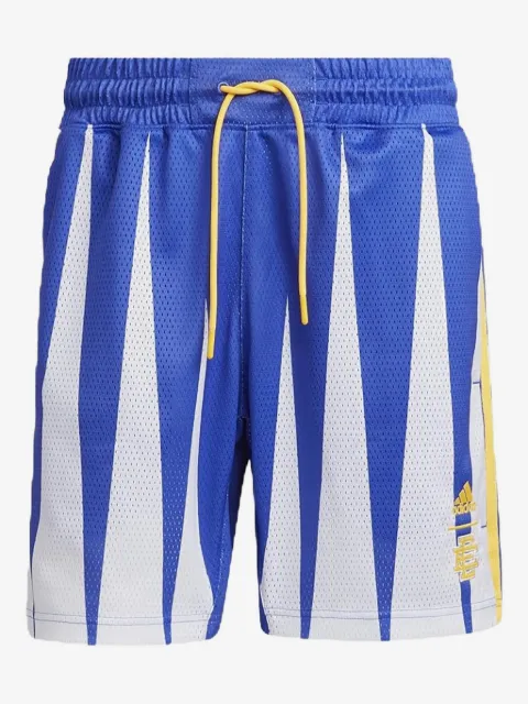 adidas shorts con estampado geométrico