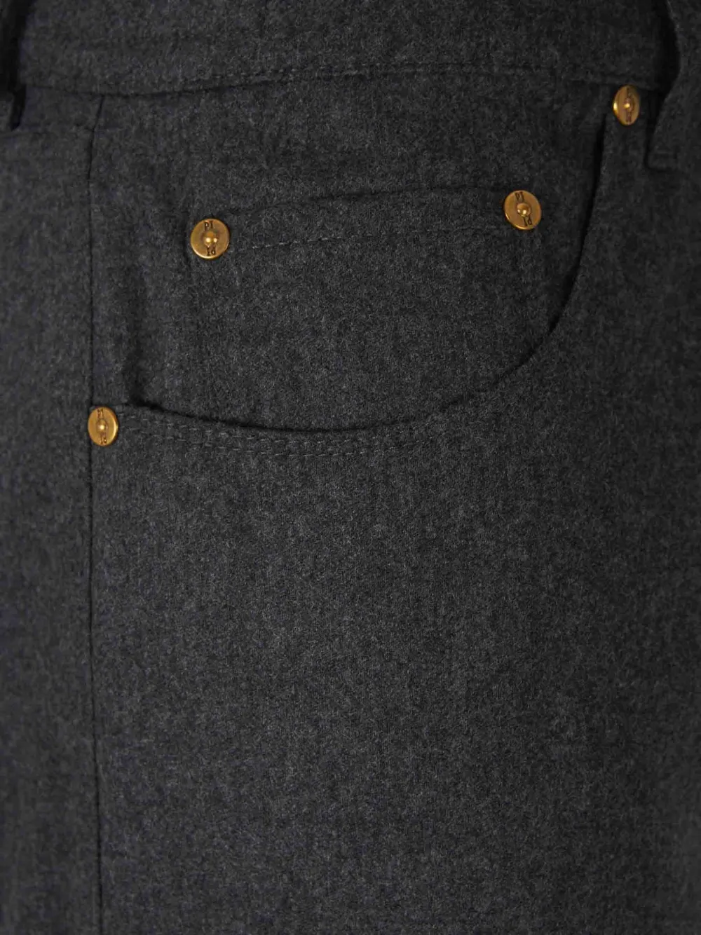 PT Torino Broek met vijf zakken Grijs