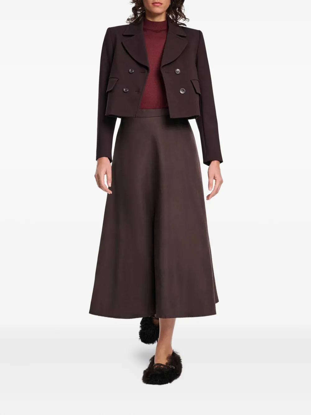 Dorothee Schumacher double-breasted cropped blazer | Blazers | Image 2