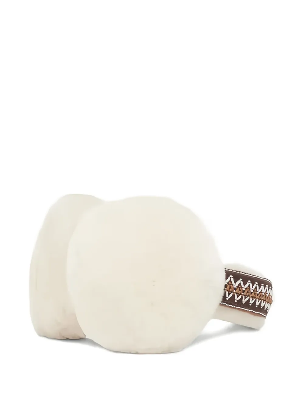 UGG Lammy oorwarmers met borduurwerk - Beige