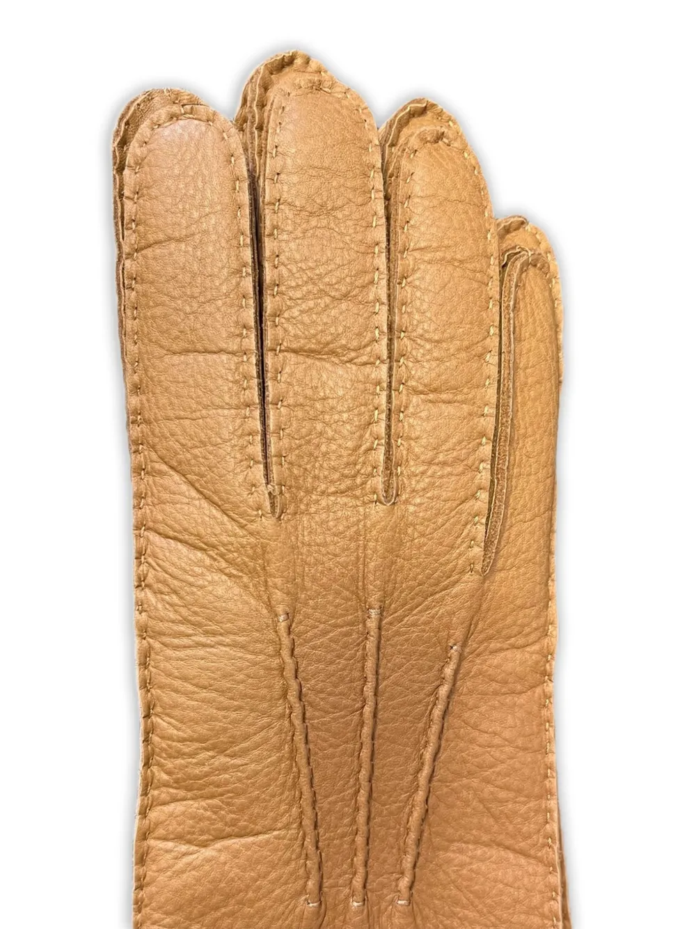 Mario Portolano Leren handschoenen - Bruin