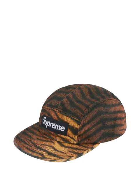 Supreme gorra con estampado de tigre