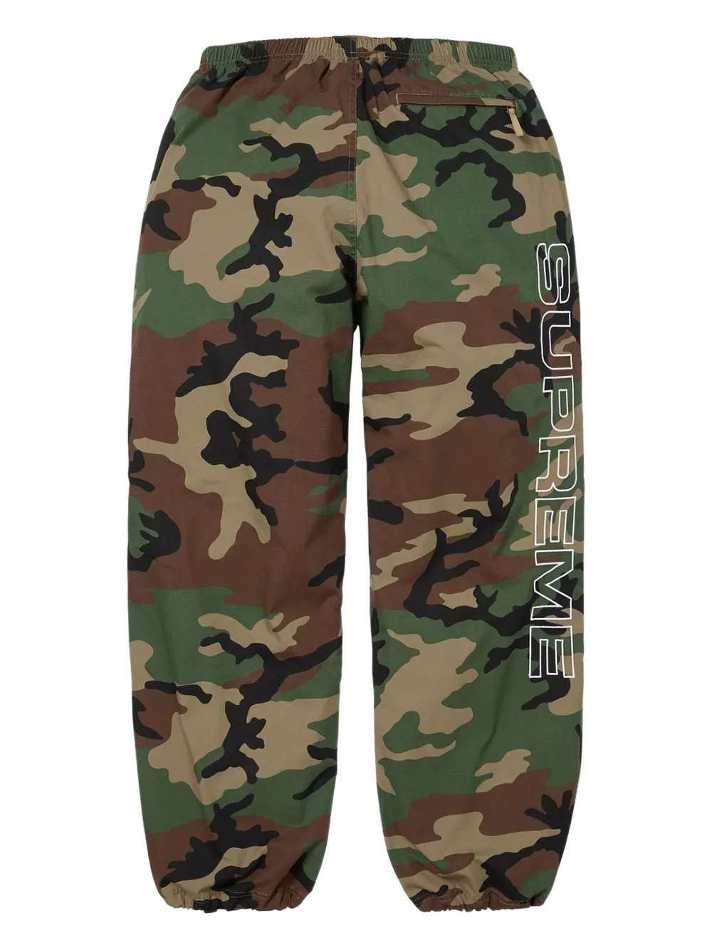Supreme Spellout camouflage ripstop track pants - Bruin