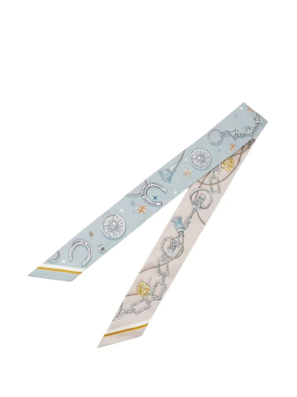 Hermès Pre-Owned 2019-2020 C est La Fete Silk Twilly Scarf scarves | Image 2