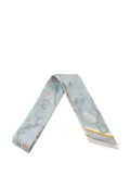 Hermès Pre-Owned 2019-2020 C est La Fete Silk Twilly Scarf scarves - Blue