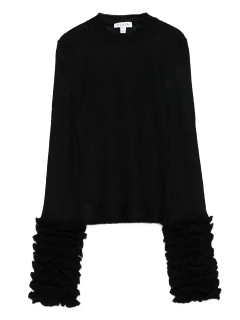Alaïa frills sweater