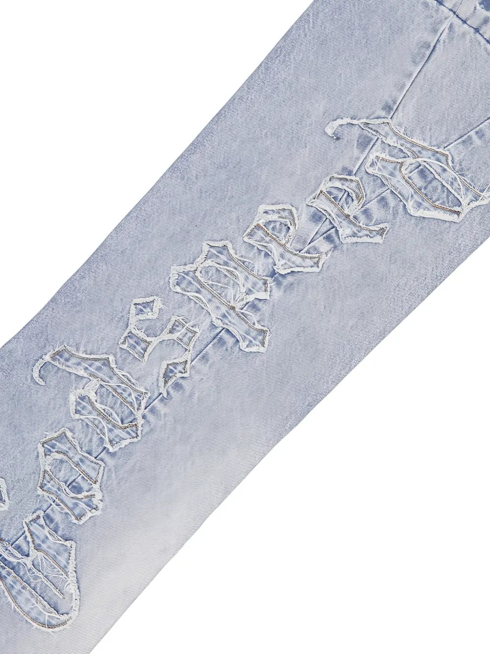  Godspeed Og Logo Flared Denim Jeans - Blue 