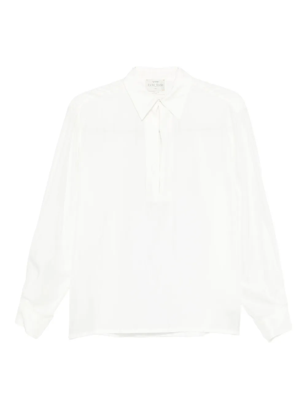Forte Forte Blusa in seta - Bianco