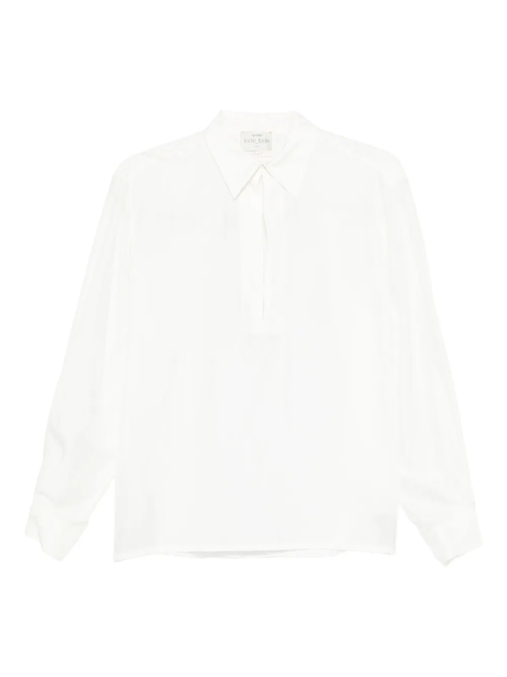 Forte Forte Silk Blouse In White