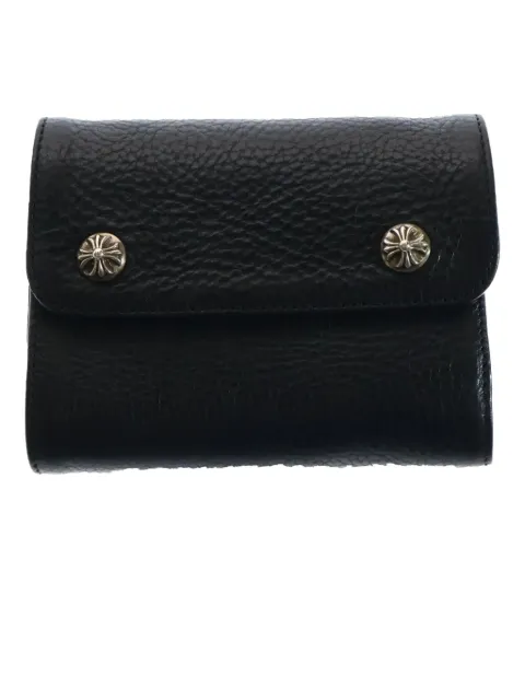 Chrome Hearts mini leather wallet