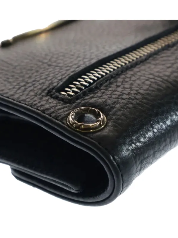 Chrome Hearts Mini Leather Wallet | Black | FARFETCH