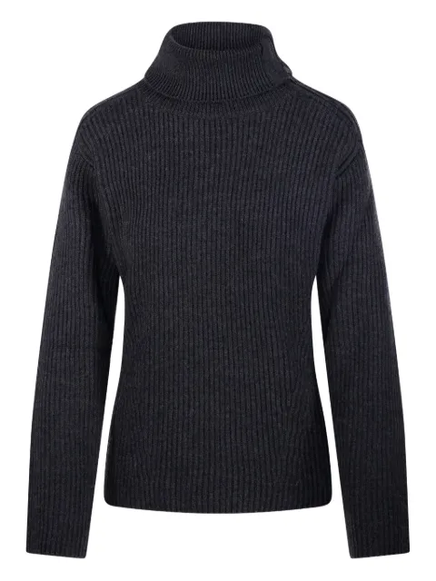 P.A.R.O.S.H. zip-detail ribbed turtleneck sweater