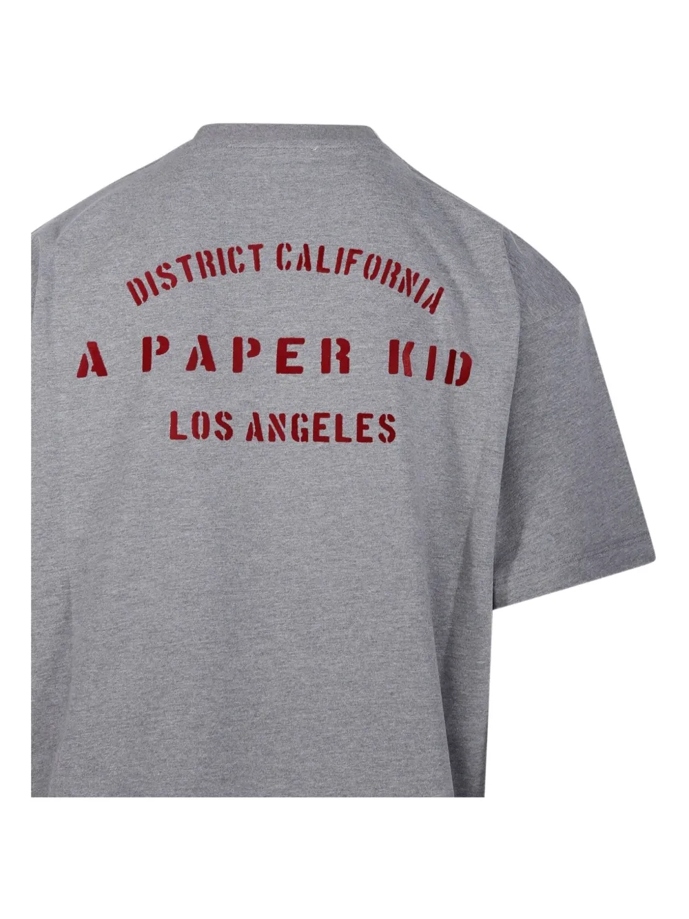 A Paper Kid Graphic-print T-shirt In Gray