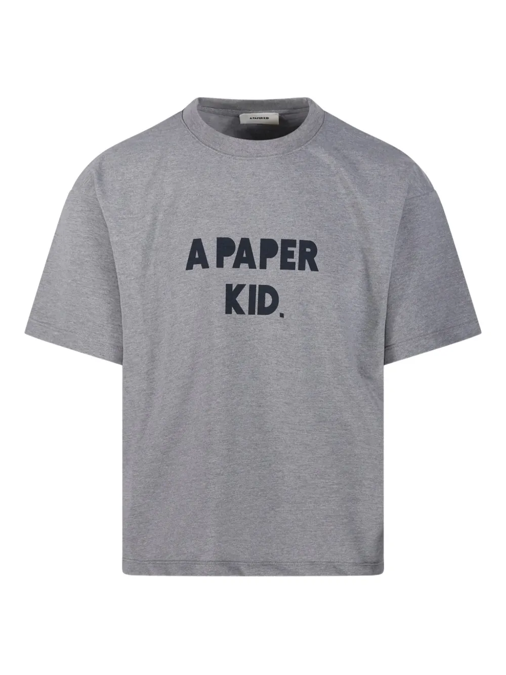 A Paper Kid Graphic-print T-shirt In Gray