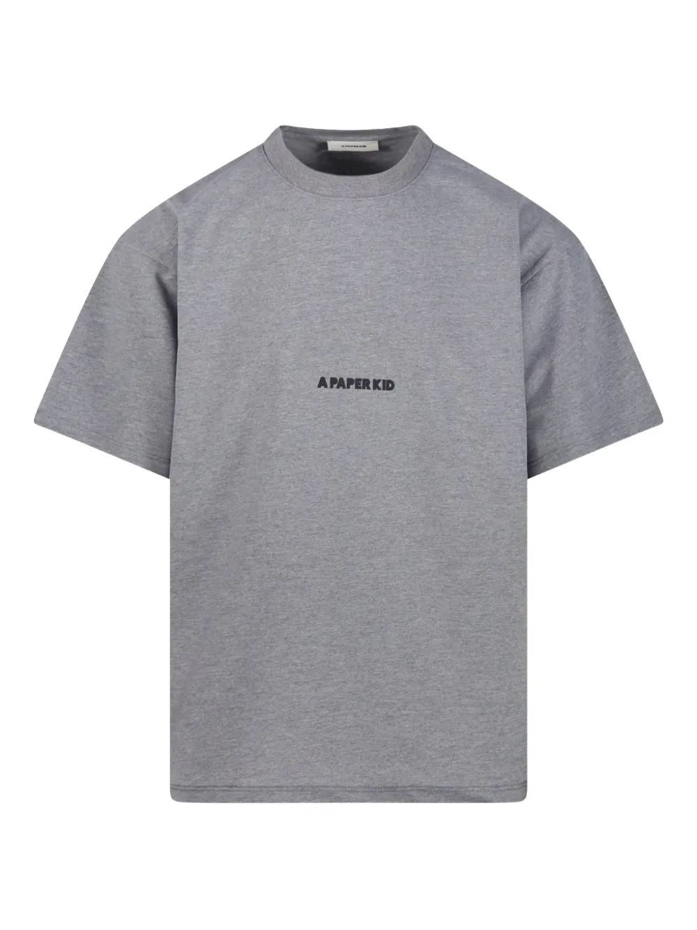 A Paper Kid logo-embroidered t-shirt | Grey | Image 1