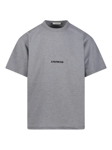 A Paper Kid logo-embroidered t-shirt