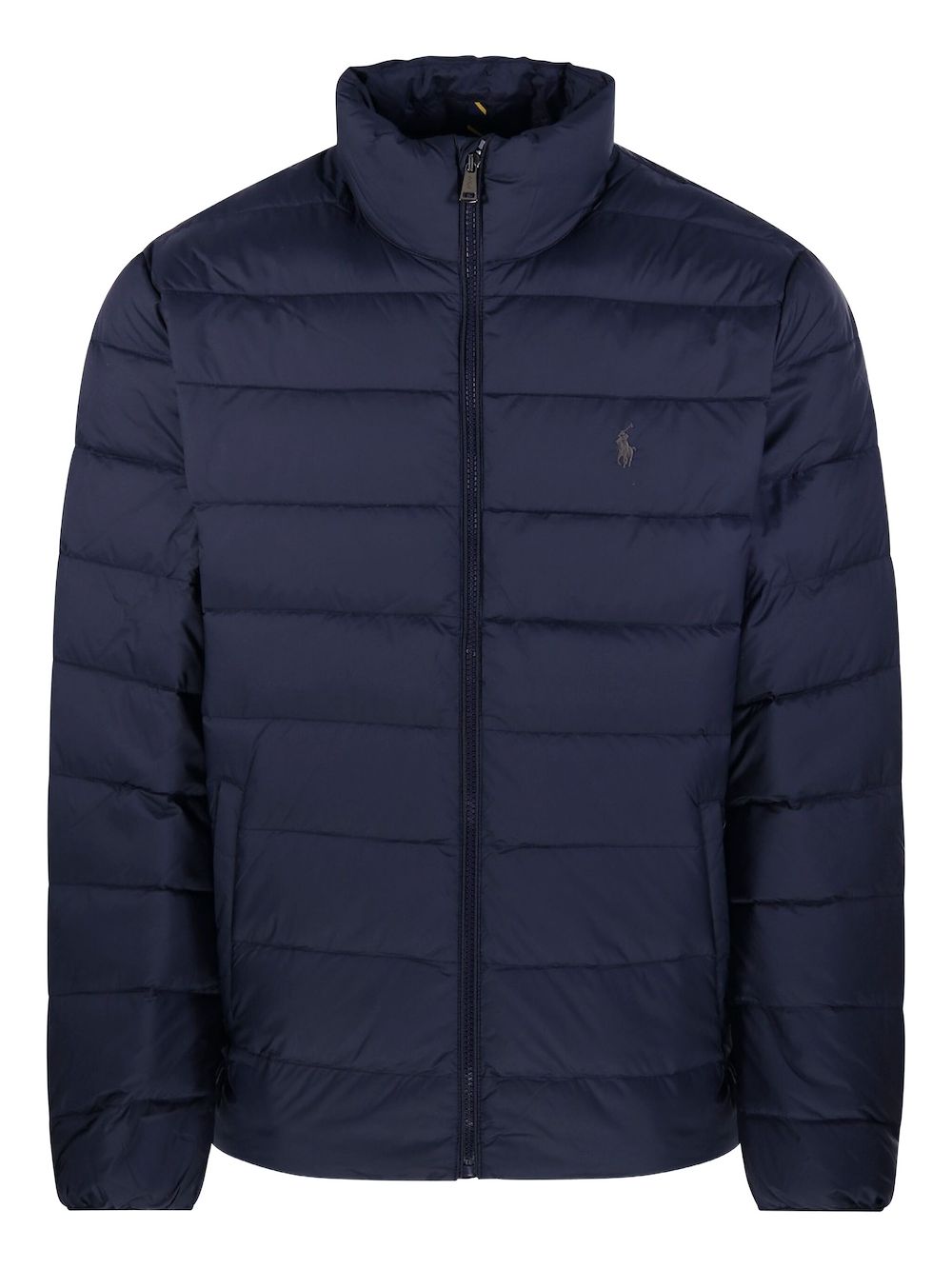 Ralph Lauren Insulated Jacket With High Collar And Pockets In Blue