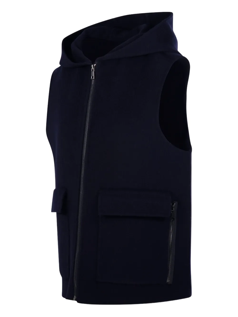 P.A.R.O.S.H. Vest met capuchon en zak Blauw