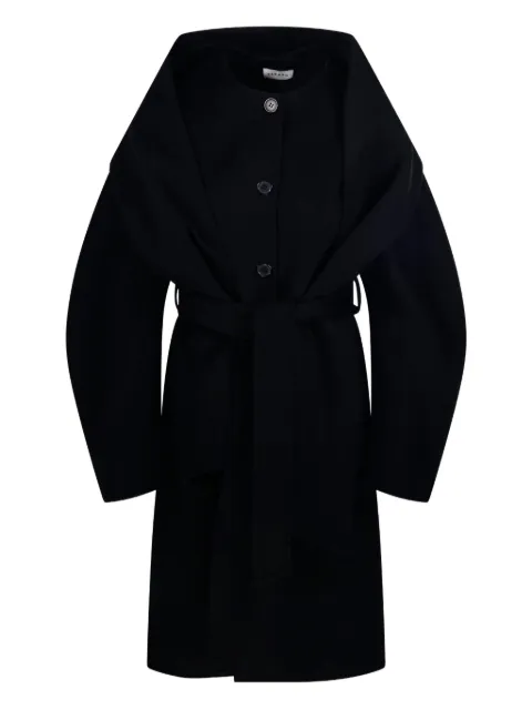 P.A.R.O.S.H. balloon-sleeve belted coat