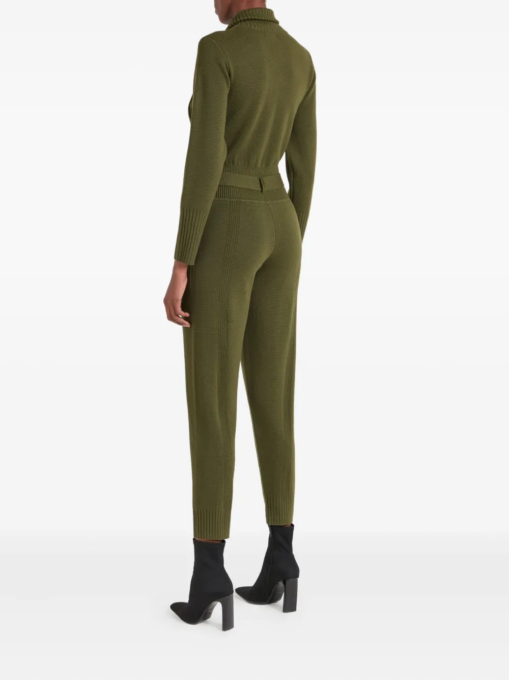 Temperley London Napoleon gebreid jumpsuit Groen