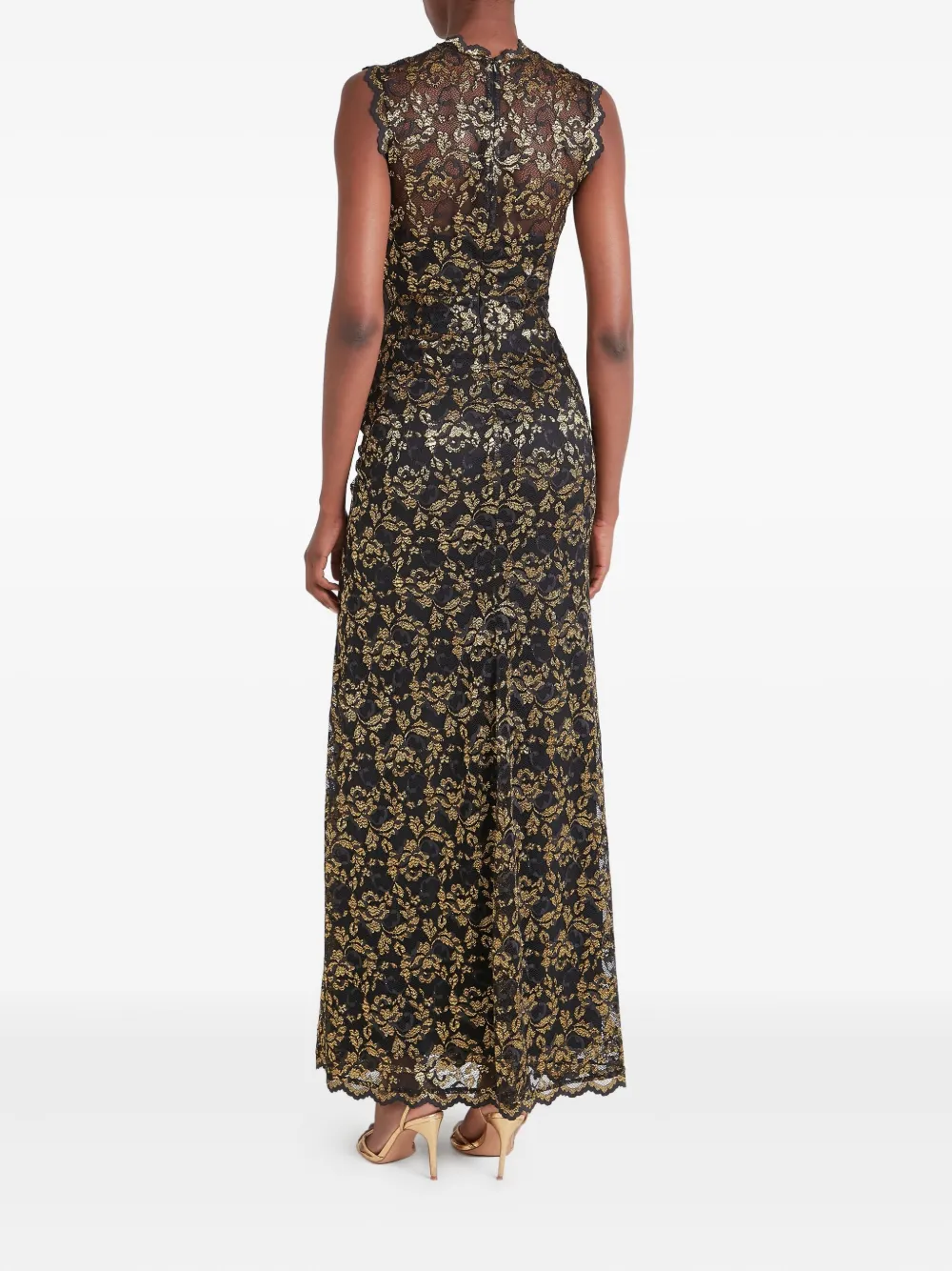 Temperley London Orris Sleeveless Gown In Black