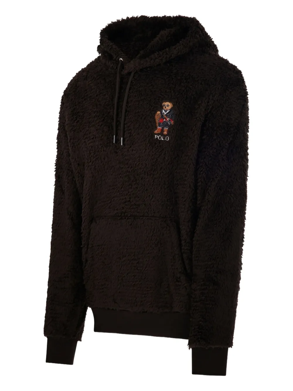 Polo Ralph Lauren Hoodie met Polo Bear-borduurwerk Bruin