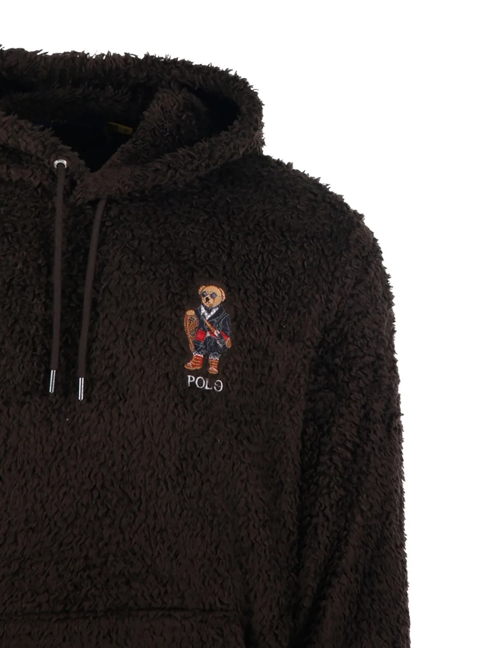 Polo Ralph Lauren Hoodie met Polo Bear-borduurwerk Bruin