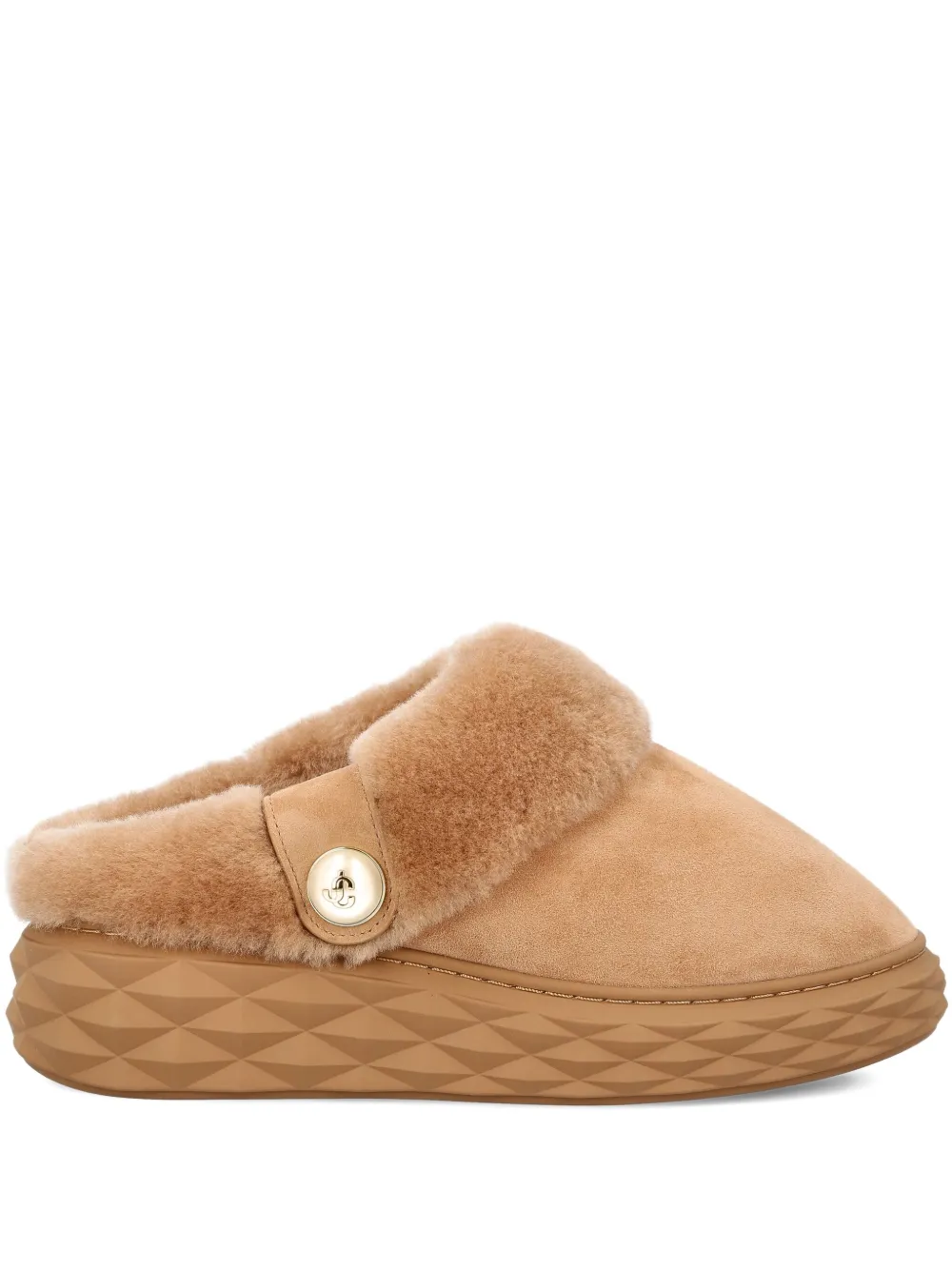 Jimmy Choo Diamond Maxi mules Brown