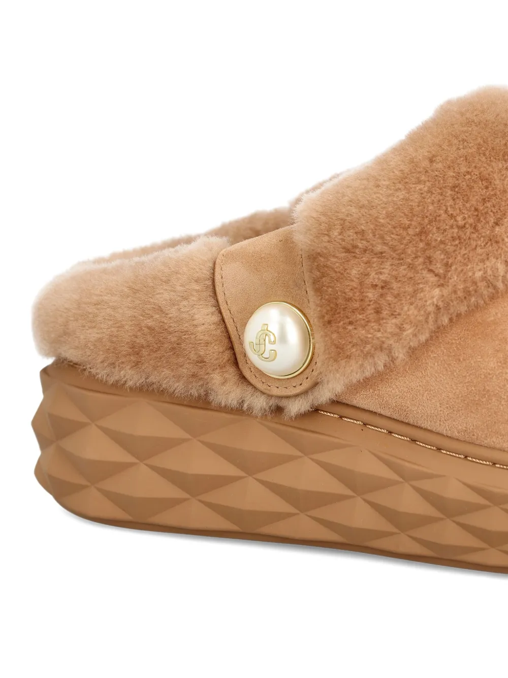 Jimmy Choo Diamond Maxi mules Brown