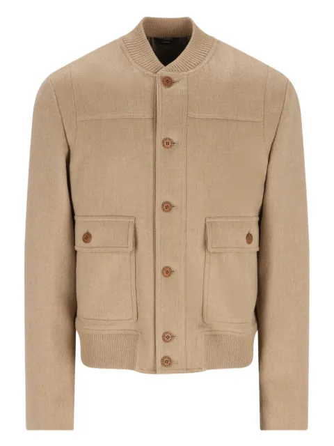 FENDI buttoned patch-pocket jacket