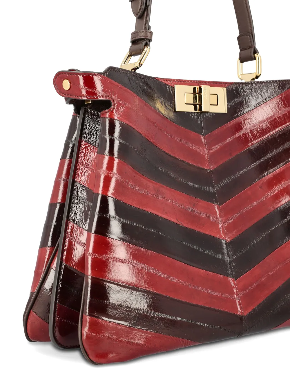 Fendi Medium Peekaboo Soft Shoulder Bag In Blue