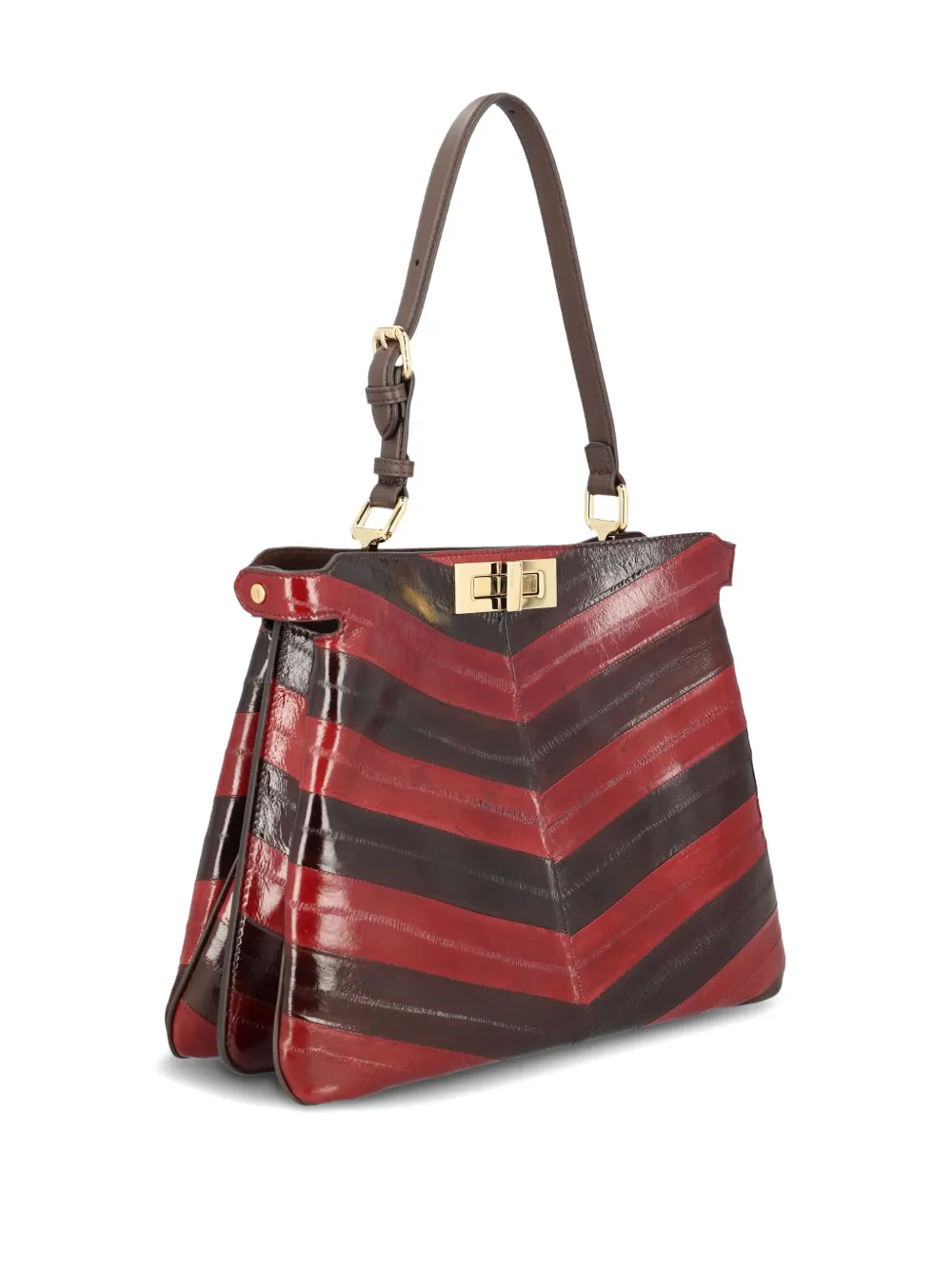 FENDI Peekaboo Soft medium schoudertas - Bruin