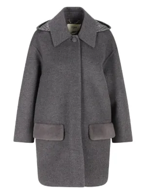 Burberry Wool Duffle Coat | Grey | FARFETCH