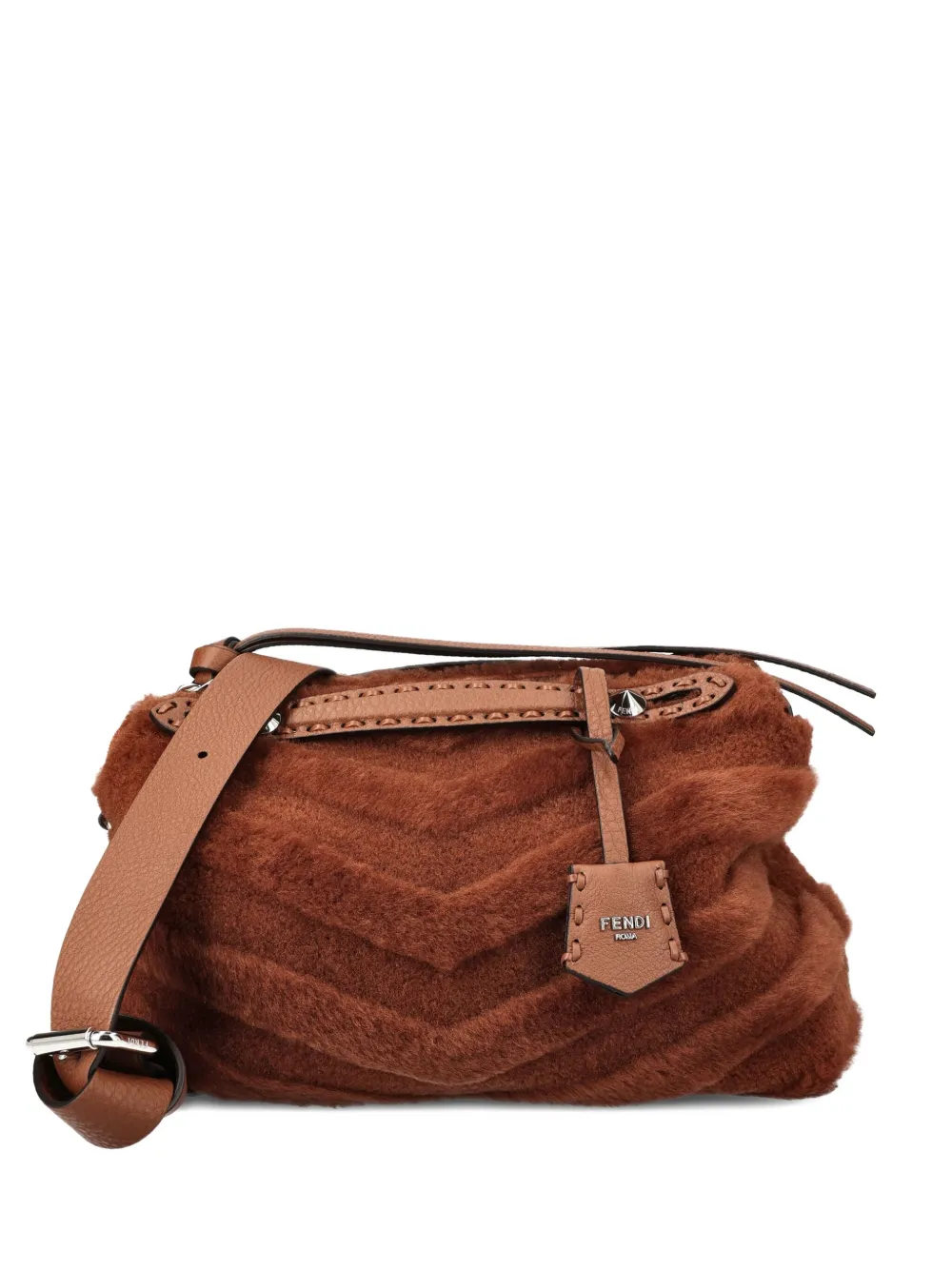 FENDI バイ ザ ウェイ セレリア ハンドバッグ M - ブラウン FENDI バイ ザ ウェイ セレリア ハンドバッグ M - ブラウン