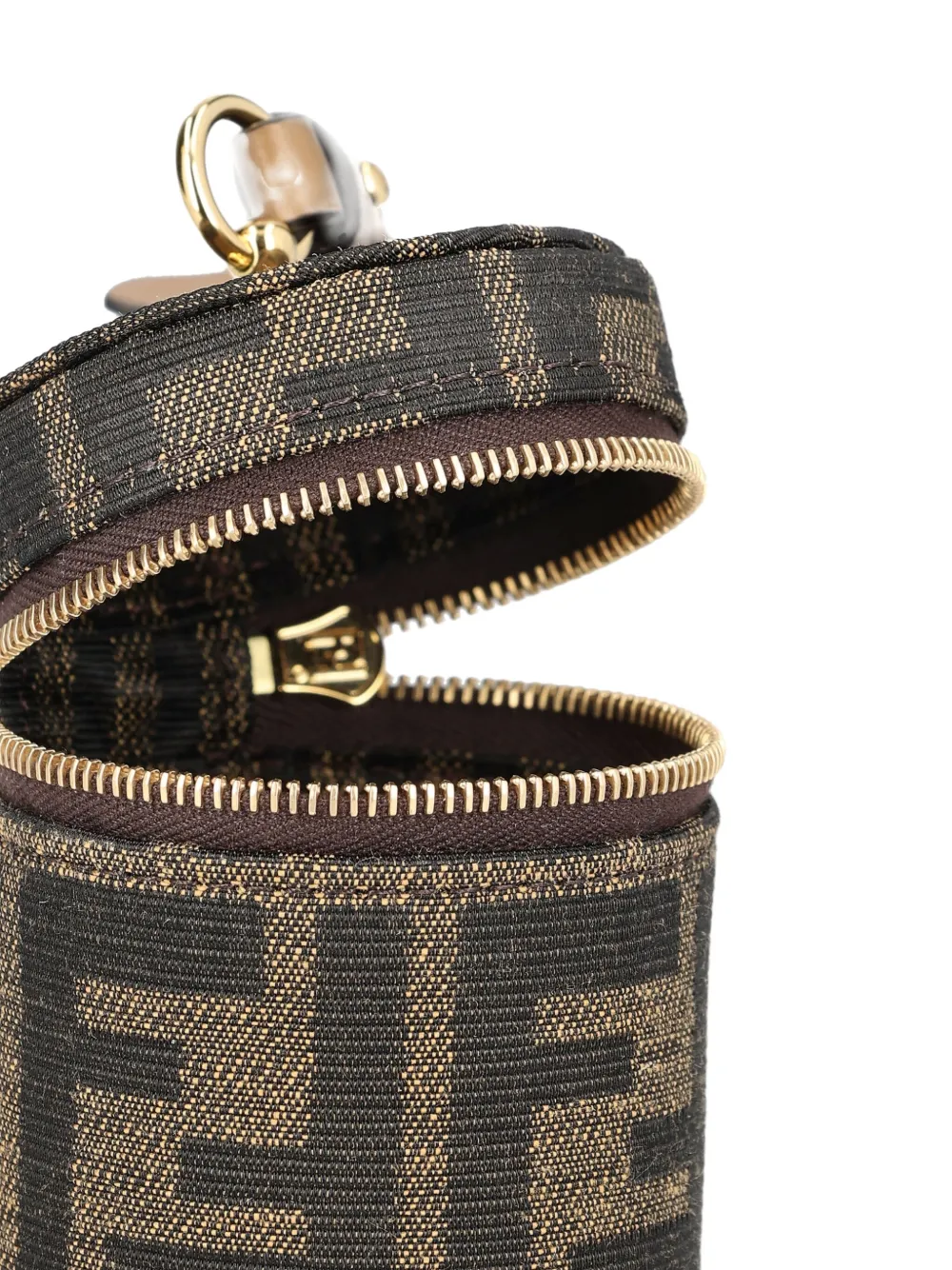 FENDI Baguette portemonnee met FF-patroon - Bruin
