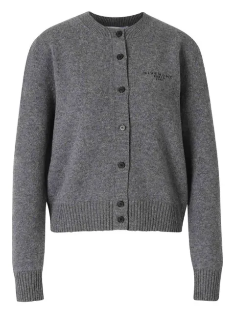Givenchy logo-embroidered cardigan
