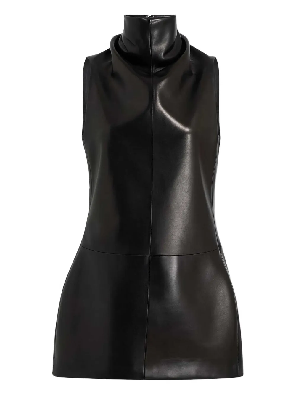 KHAITE Daria high-neck mini dress - ブラック KHAITE Daria high-neck mini dress - ブラック