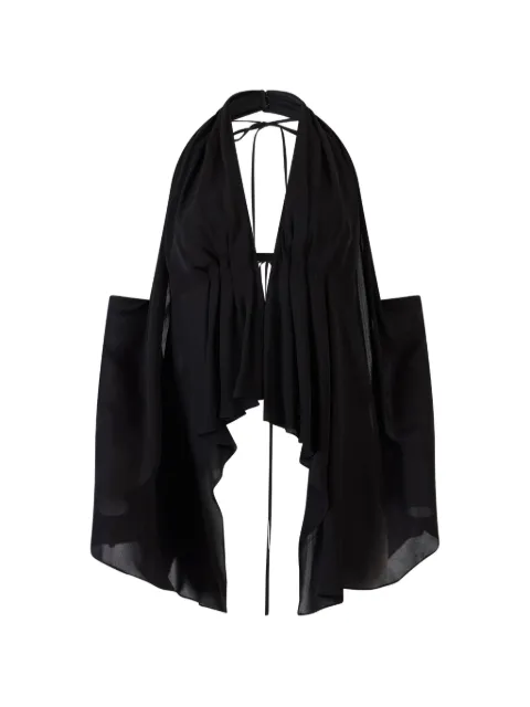 Rosie Assoulin ruffled halter top