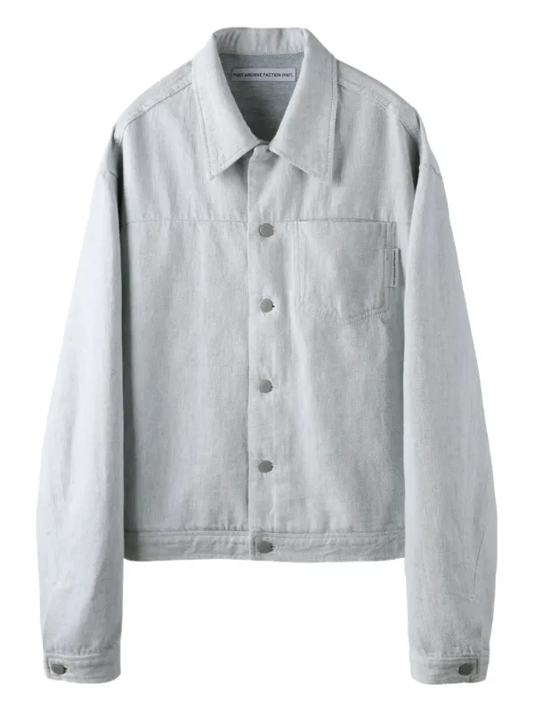 ジャケット・アウター archive coating gray denim jacket Post Archive Faction 8.0 デニムジャケット | グレー | FARFETCH JP