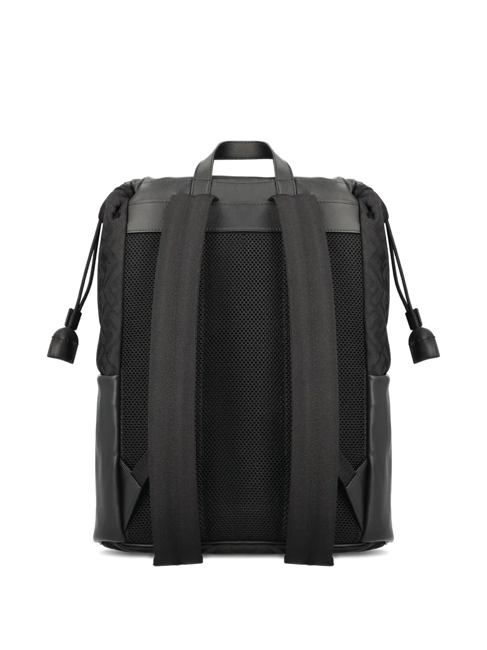 Fendi Flux Ff-pattern Backpack In Black