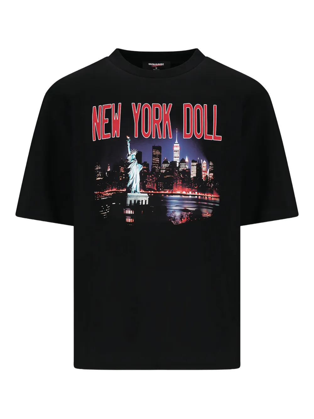 DSQUARED2 ルーズフィット Tシャツ - ブラック DSQUARED2 ルーズフィット Tシャツ - ブラック