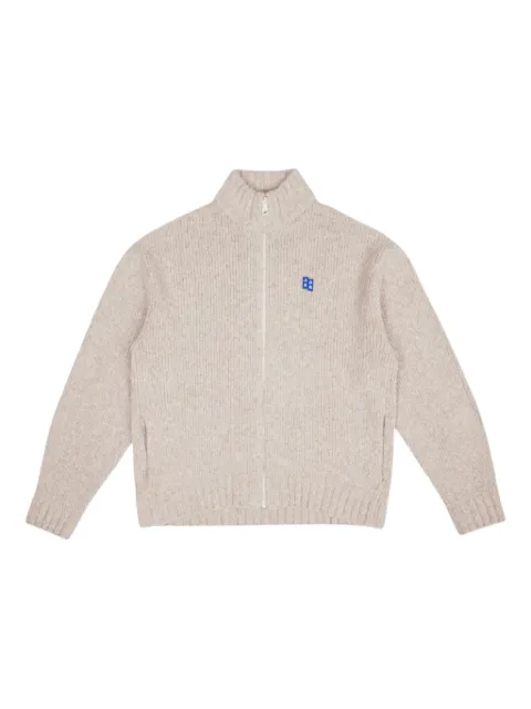 Ader Error zip-up ribbed cardigan