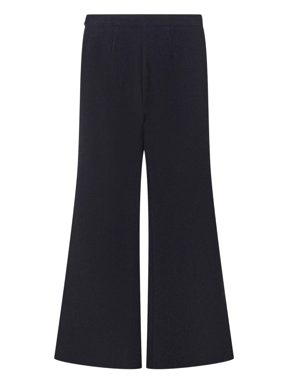 Elisabetta Franchi La Mia Bambina Kids' Crepe Pocket Trousers In Black